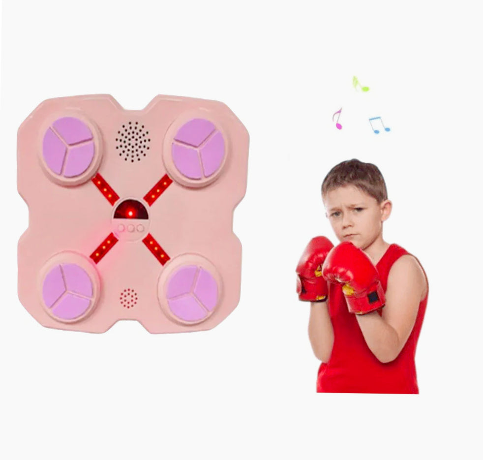 Punching Ball elettrico ricaricabile – Con luci LED, musica Bluetooth e cassa illuminata