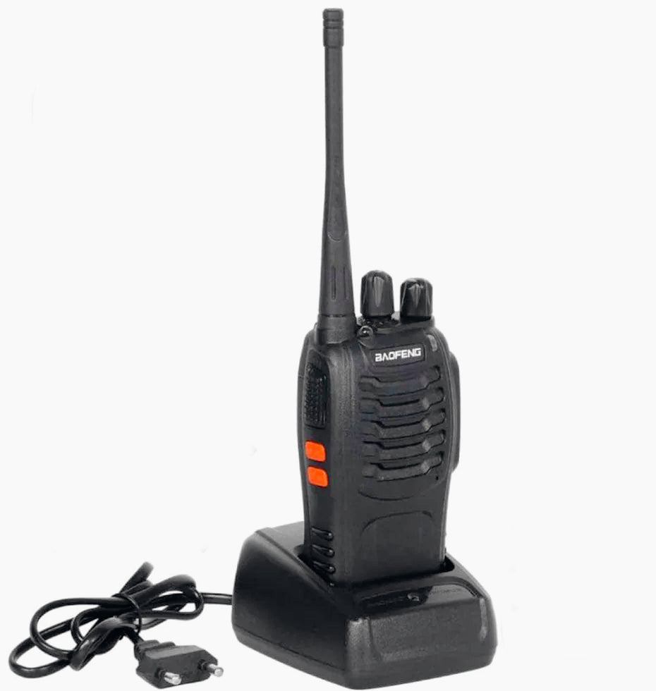 Ricetrasmittente portatile UHF 5W 16 canali – trasmissione radio fino a 3Km – professionale e compatta
