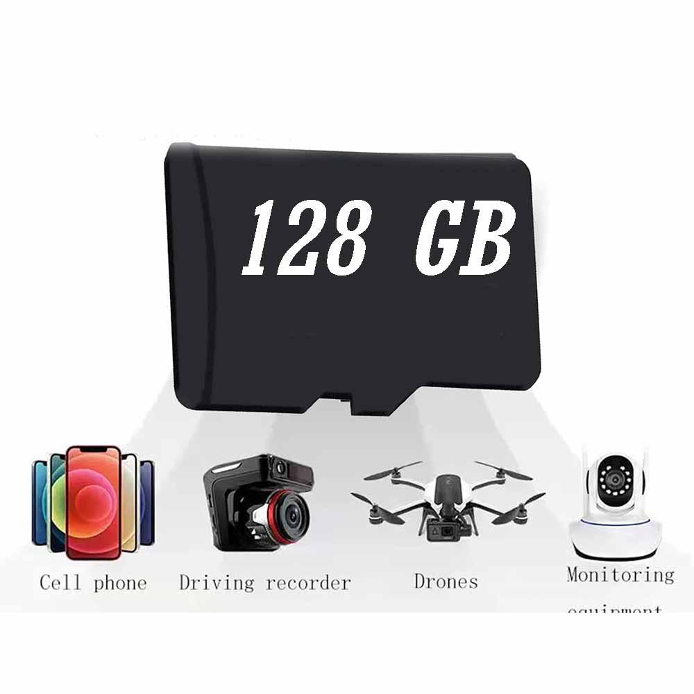 MicroSD con adattatore – 8/16/32/64/128GB memoria - ambraled