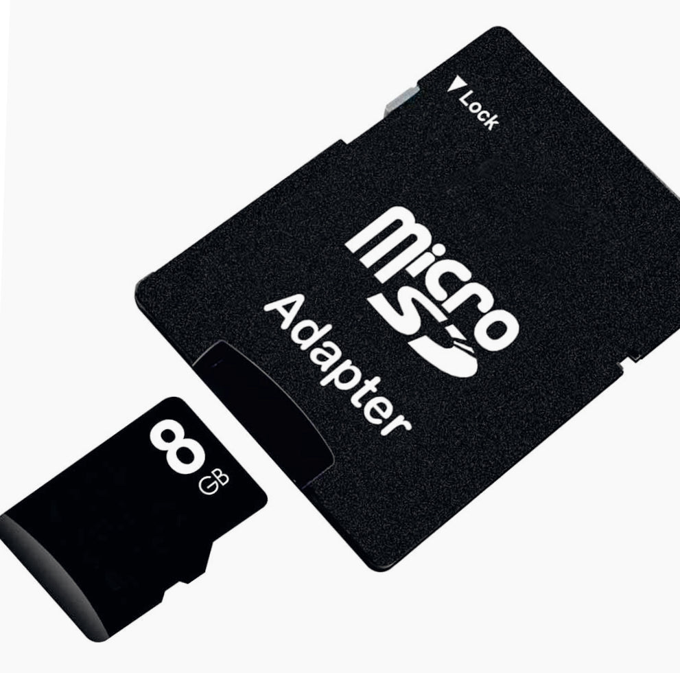 MicroSD con adattatore – 8/16/32/64/128GB memoria - ambraled