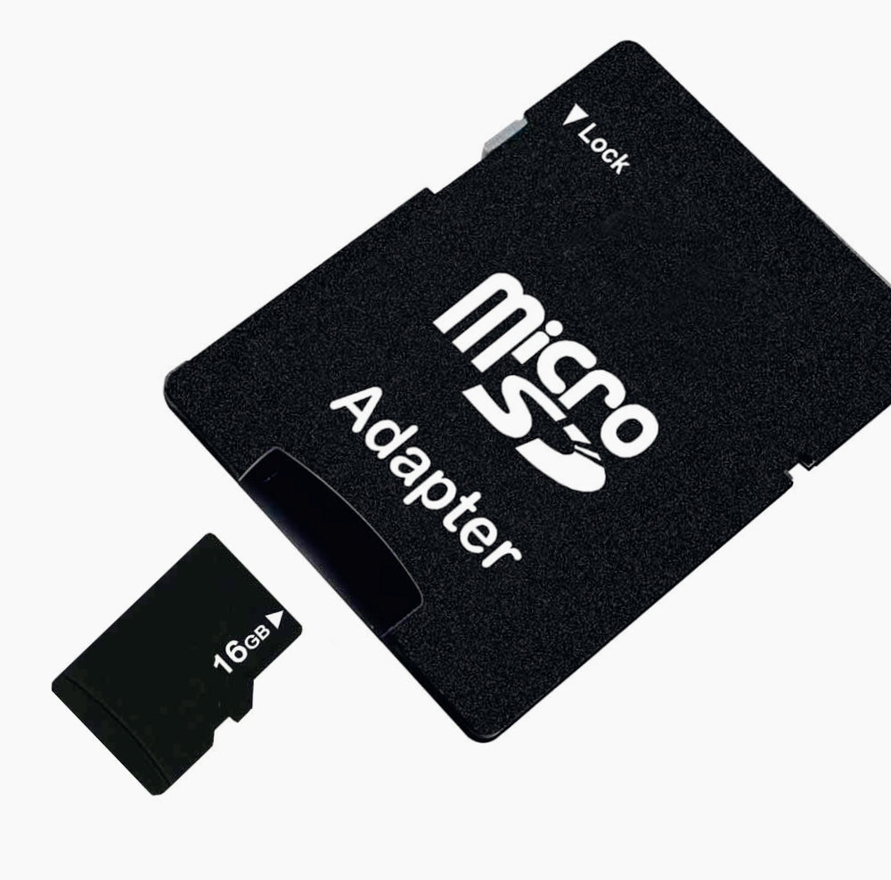 MicroSD con adattatore – 8/16/32/64/128GB memoria - ambraled
