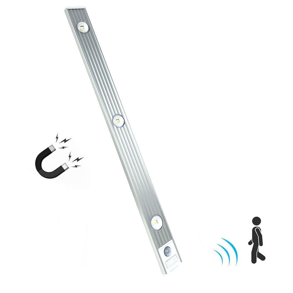 Sottopensile LED COB slim 20 – 60 cm, USB, sensore movimento, calamitato - ambraled