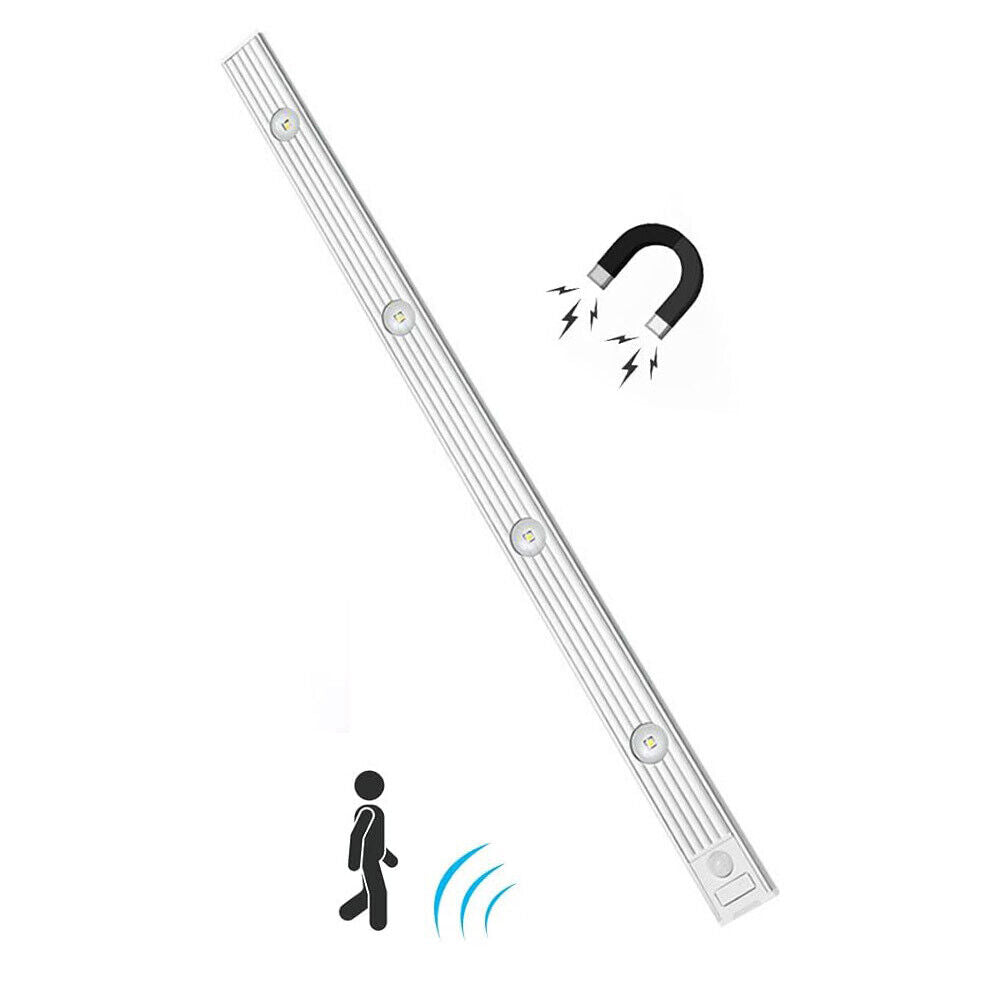 Sottopensile LED COB slim 20 – 60 cm, USB, sensore movimento, calamitato - ambraled