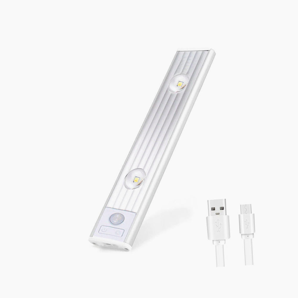 Sottopensile LED COB slim 20 – 60 cm, USB, sensore movimento, calamitato - ambraled