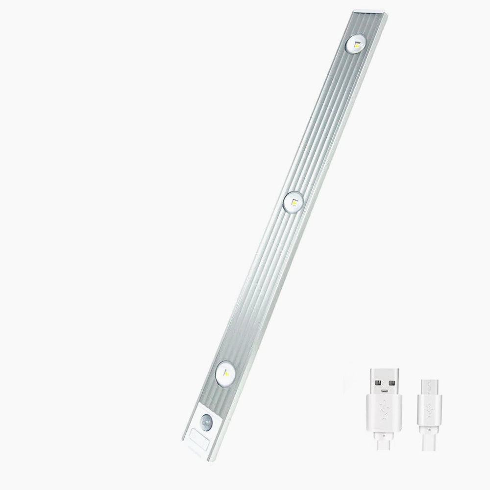 Sottopensile LED COB slim 20 – 60 cm, USB, sensore movimento, calamitato - ambraled