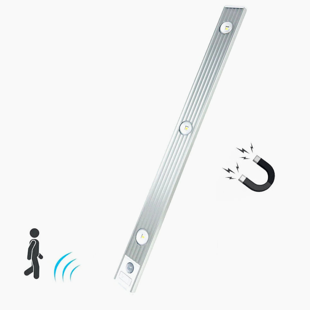 Sottopensile LED COB slim 20 – 60 cm, USB, sensore movimento, calamitato - ambraled