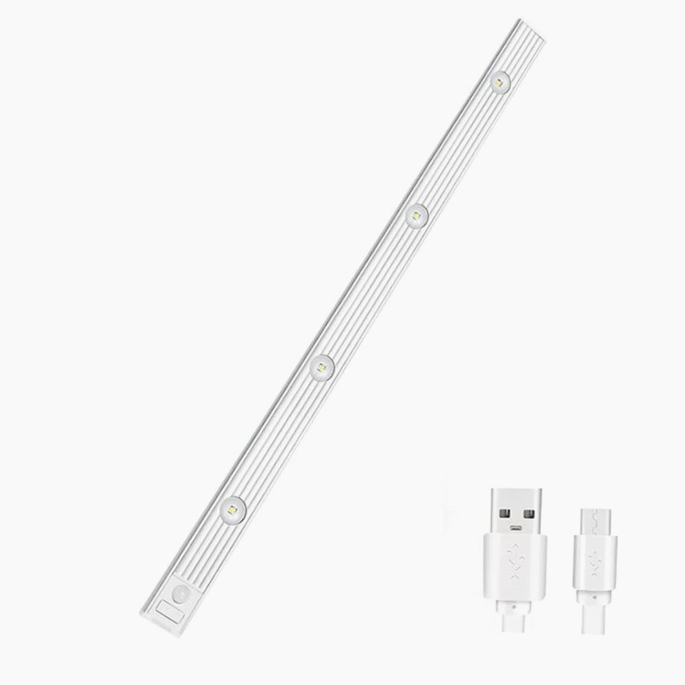 Sottopensile LED COB slim 20 – 60 cm, USB, sensore movimento, calamitato - ambraled