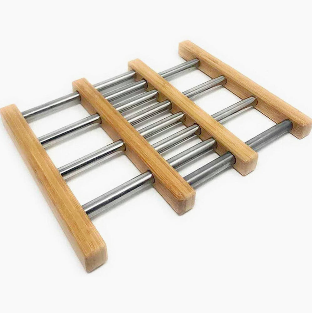 Sottopentola estensibile in legno e metallo – 22-35 cm, per pentole e teglie - ambraled