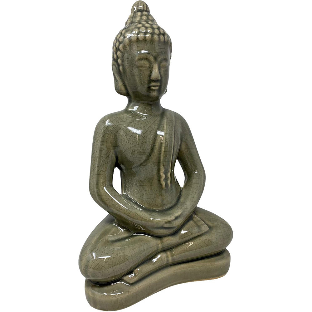 Statua buddha soprammobile casa statuetta siddharta 21X11 cm - ambraled