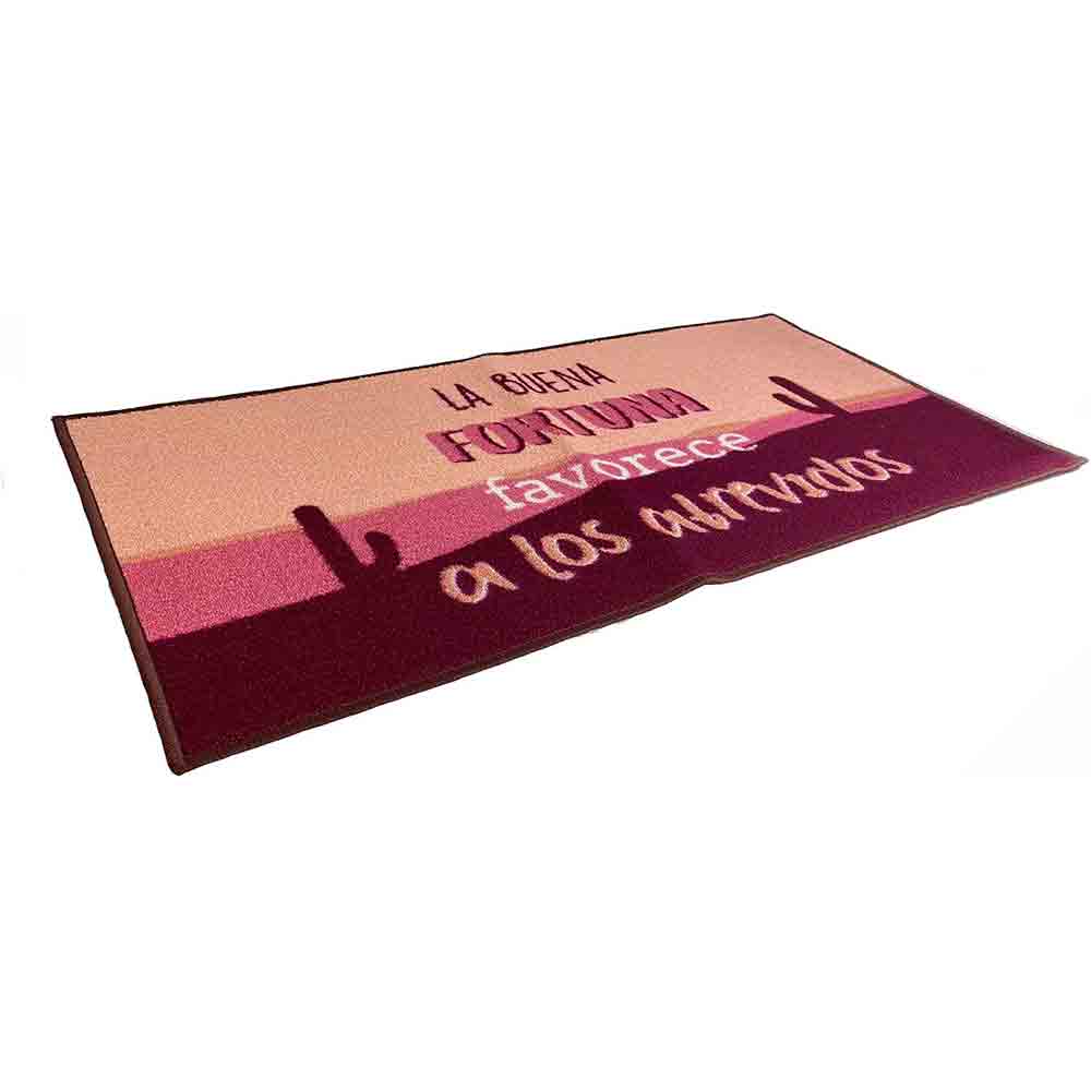 Tappeto moderno 57x110 cm con scritte antiscivolo vari colori - ambraled