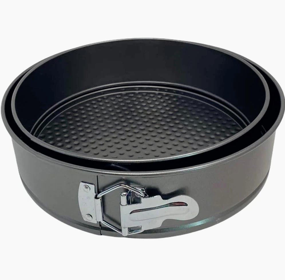 Set 2 teglie antiaderenti con cerniera apribile, 2 dimensioni: 24 cm e 25 cm - ambraled