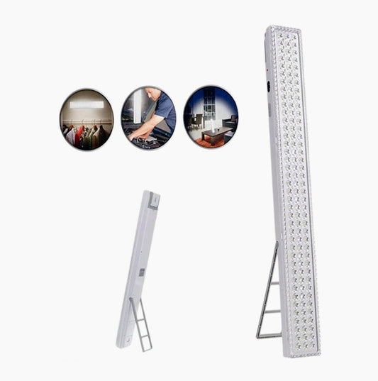 Lampada di emergenza 18W – 120 LED, 2 intensità, luce torcia, dimmerabile - ambraled