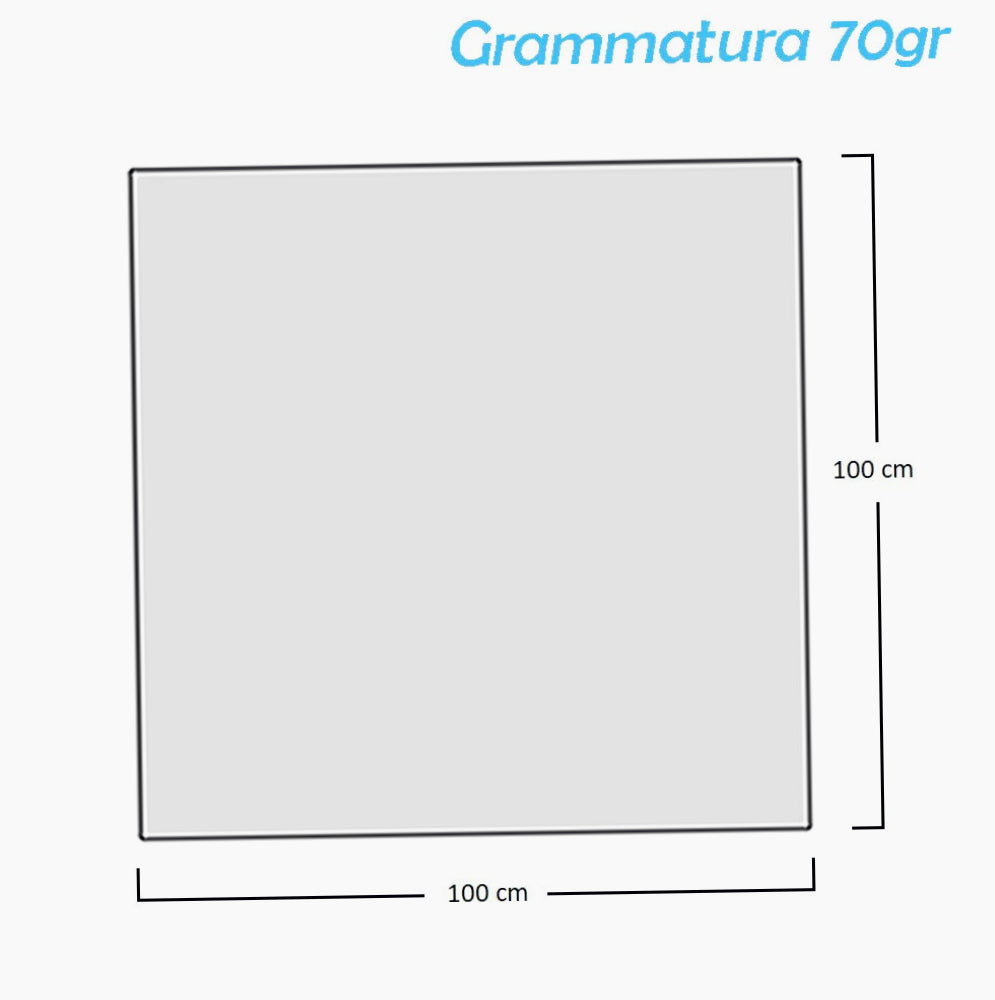 Set 2 tovaglie in tessuto non tessuto (TNT) 100x100 cm – 70 gr, per decorazioni di tavoli e feste - ambraled