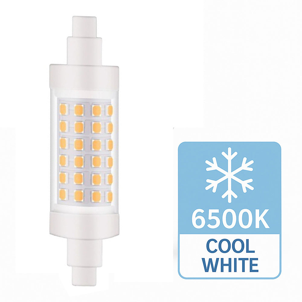 Lampadina led attacco R7S 8 Watt luce bianca calda naturale - ambraled