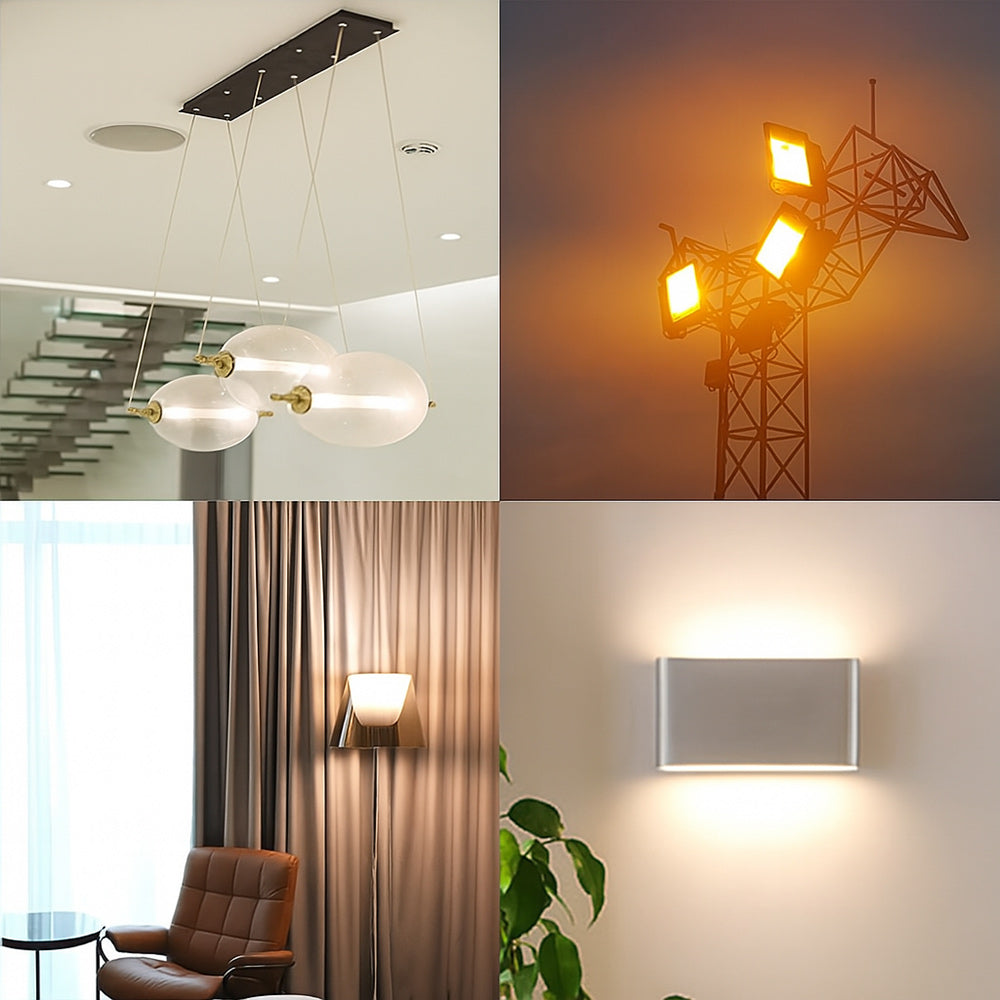 Lampadina led attacco R7S 12 Watt luce bianca calda naturale - ambraled