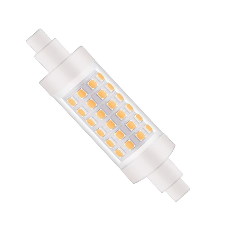 Lampadina led attacco R7S 8 Watt luce bianca calda naturale - ambraled