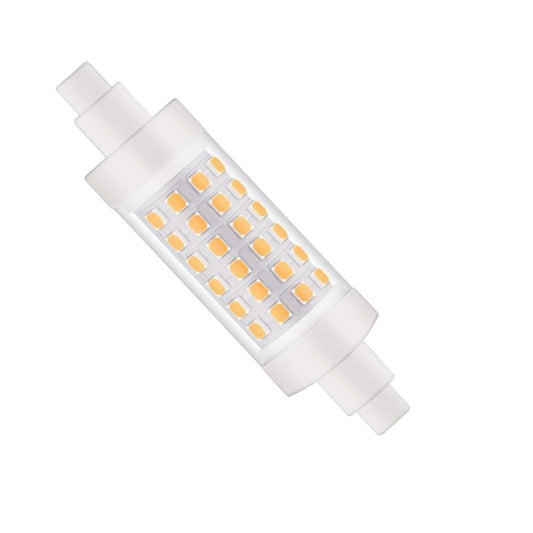 Lampadina led attacco R7S 8 Watt luce bianca calda naturale - ambraled