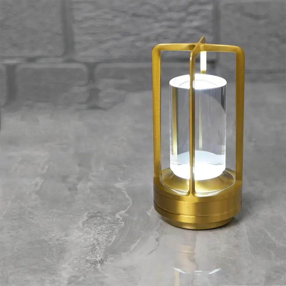 Lampada led da tavolo 3W lanterna rincarabile touch dimmerabile CCT - ambraled