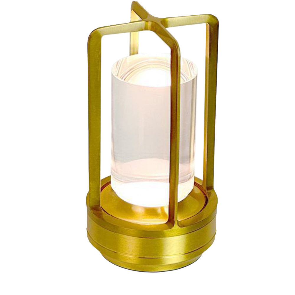 Lampada led da tavolo 3W lanterna rincarabile touch dimmerabile CCT - ambraled
