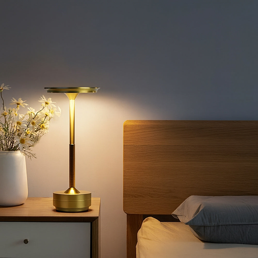 Lampada da tavolo 3 Watt rincarabile touch dimmerabile tecnologia CCT - ambraled
