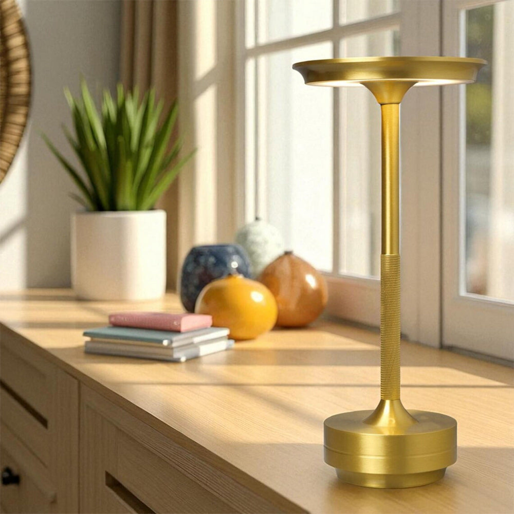 Lampada da tavolo 3 Watt rincarabile touch dimmerabile tecnologia CCT - ambraled