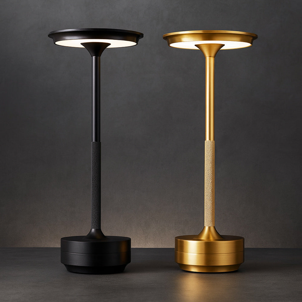 Lampada da tavolo 3 Watt rincarabile touch dimmerabile tecnologia CCT - ambraled