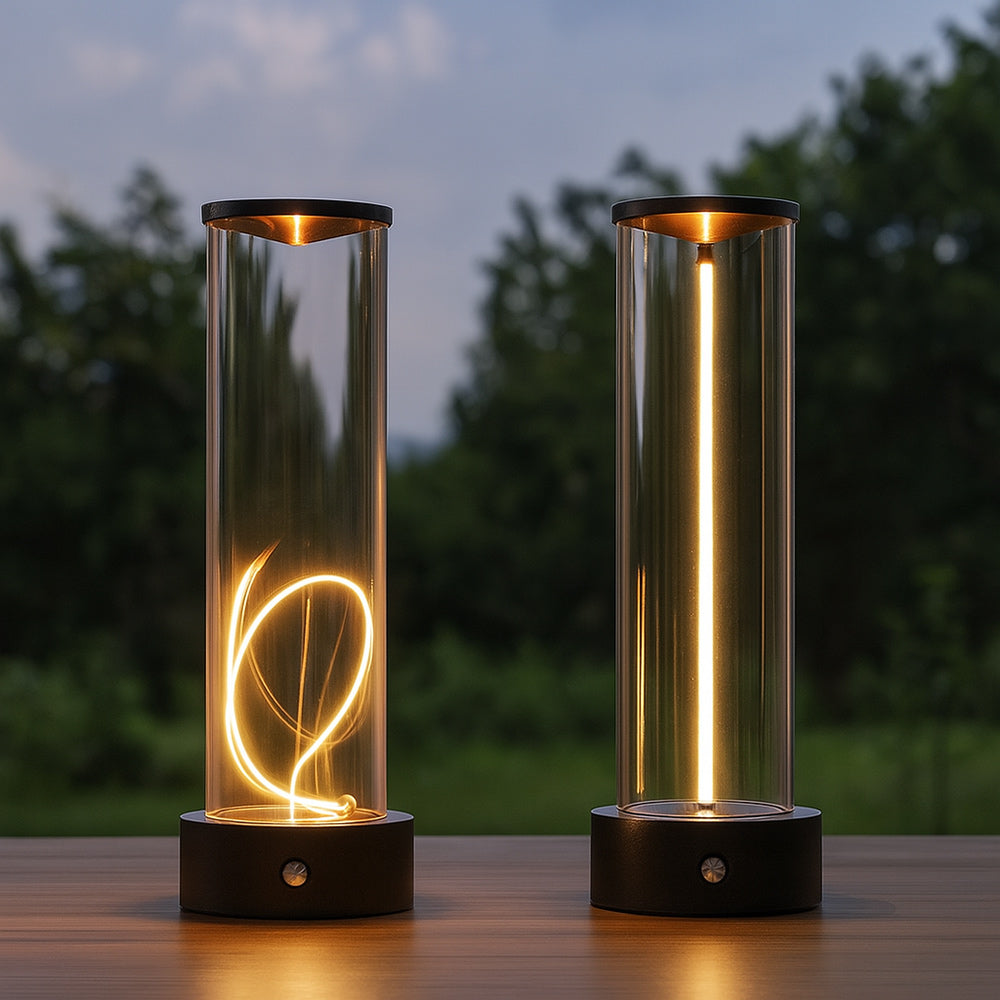 Lampada da tavolo con 1 led cob flessibile magnetico dimmerabile 3W - ambraled