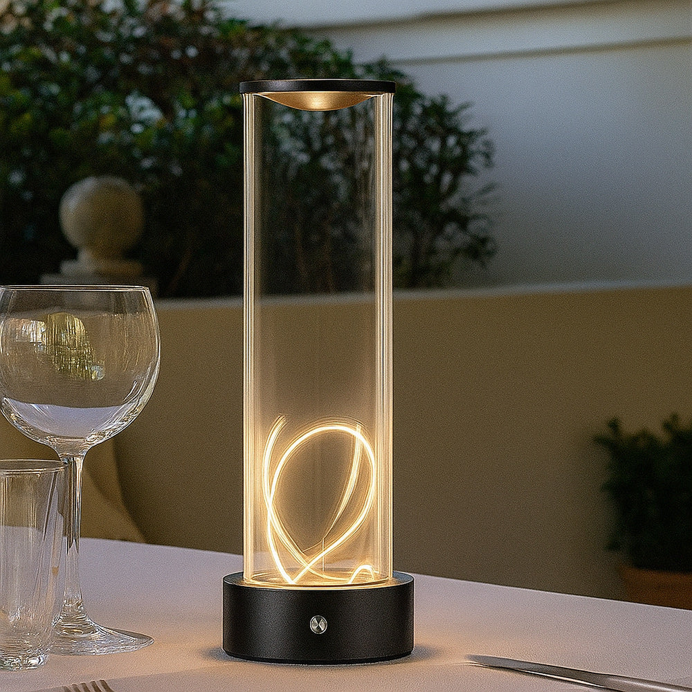 Lampada da tavolo con 1 led cob flessibile magnetico dimmerabile 3W - ambraled