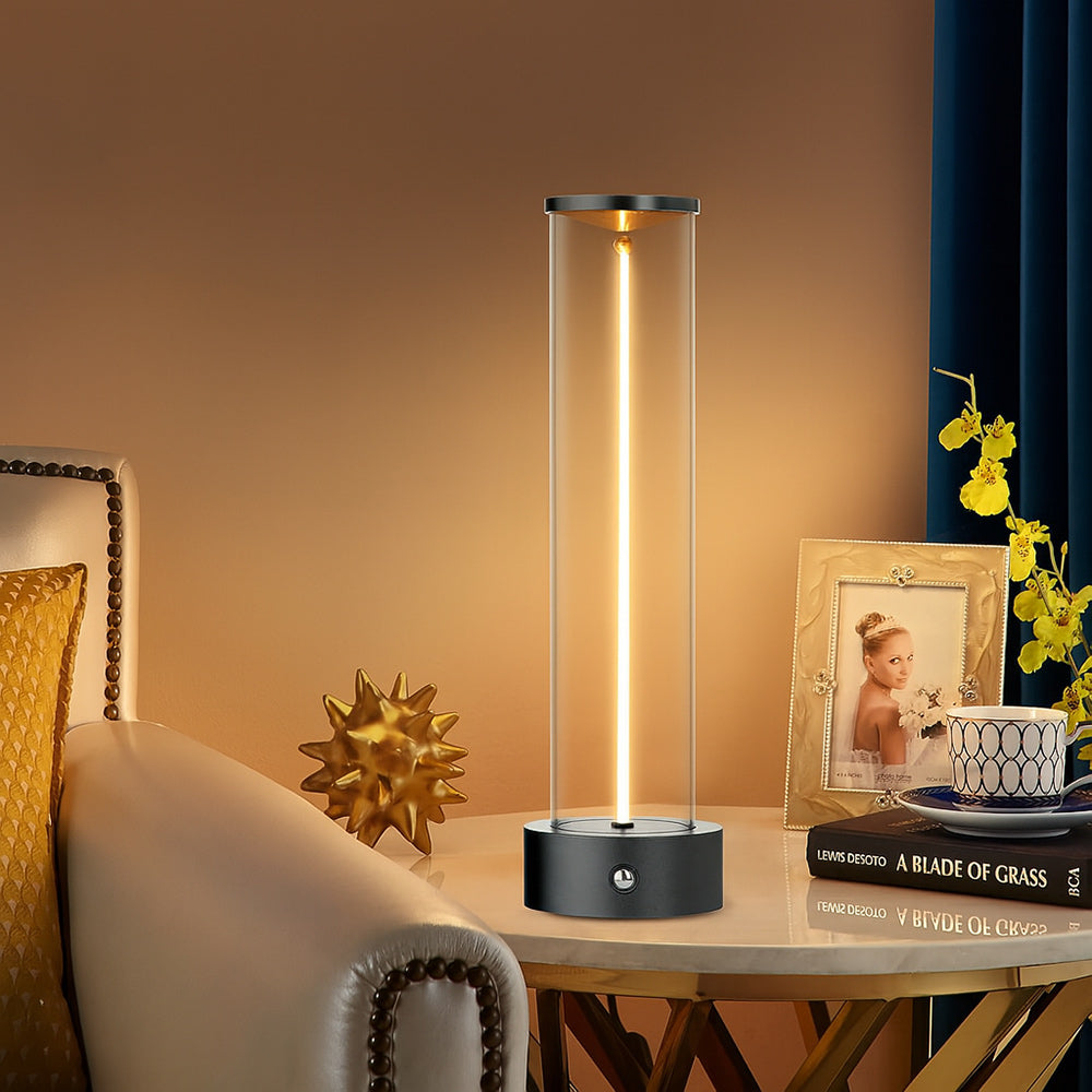 Lampada da tavolo con 1 led cob flessibile magnetico dimmerabile 3W - ambraled