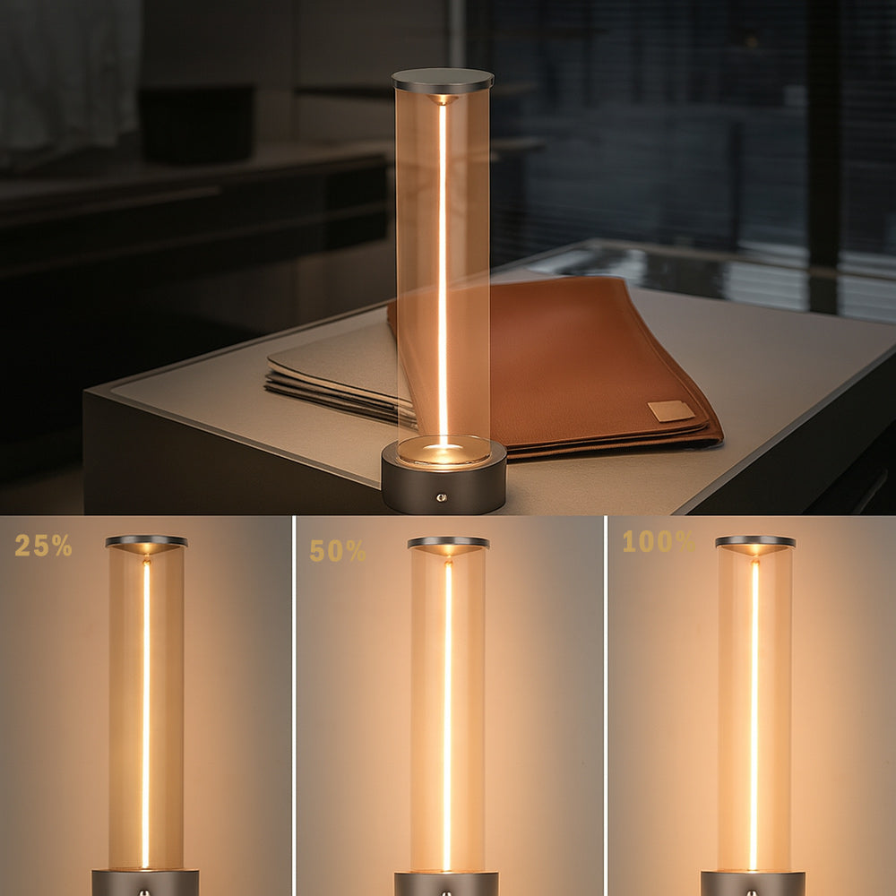 Lampada da tavolo con 1 led cob flessibile magnetico dimmerabile 3W - ambraled