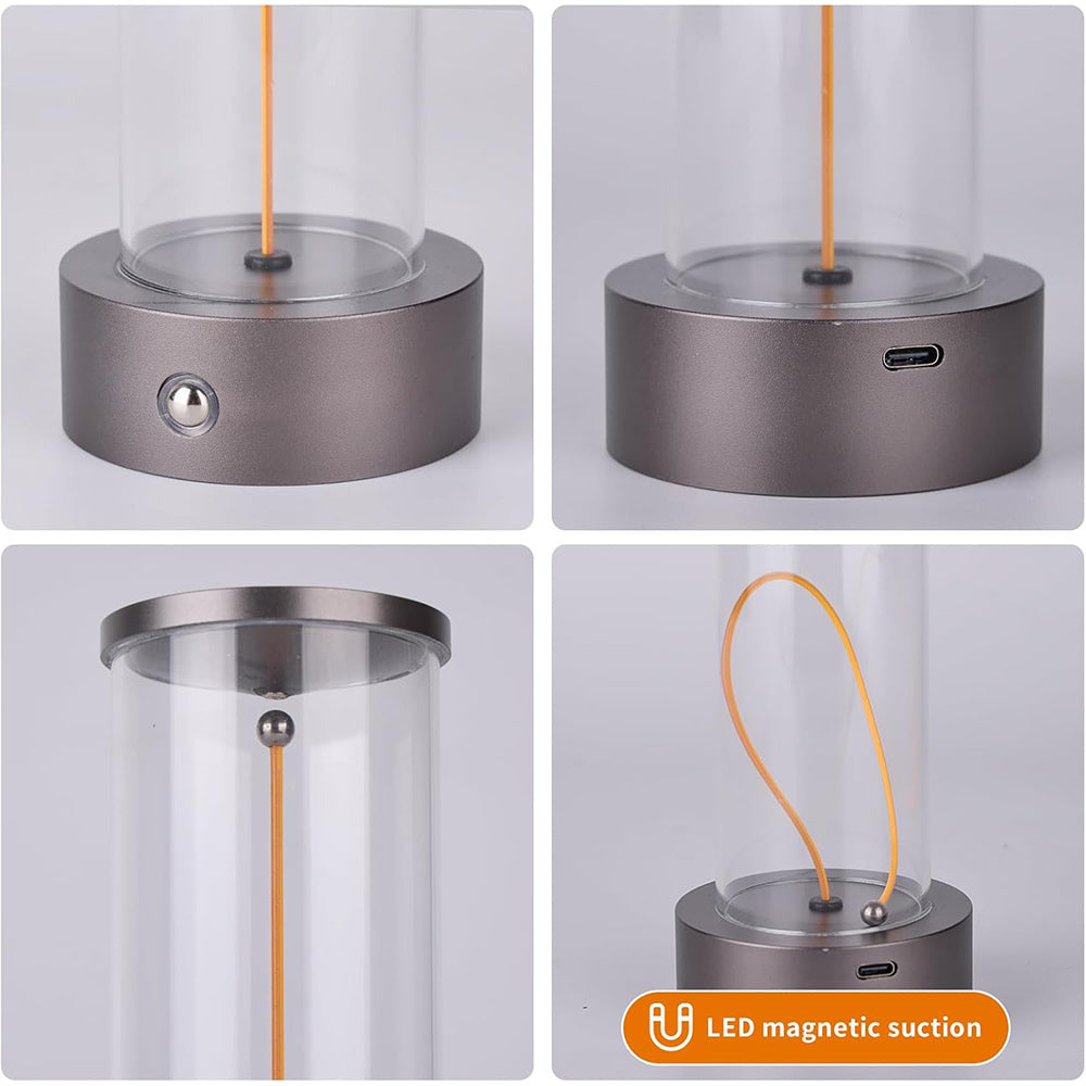 Lampada da tavolo con 1 led cob flessibile magnetico dimmerabile 3W - ambraled
