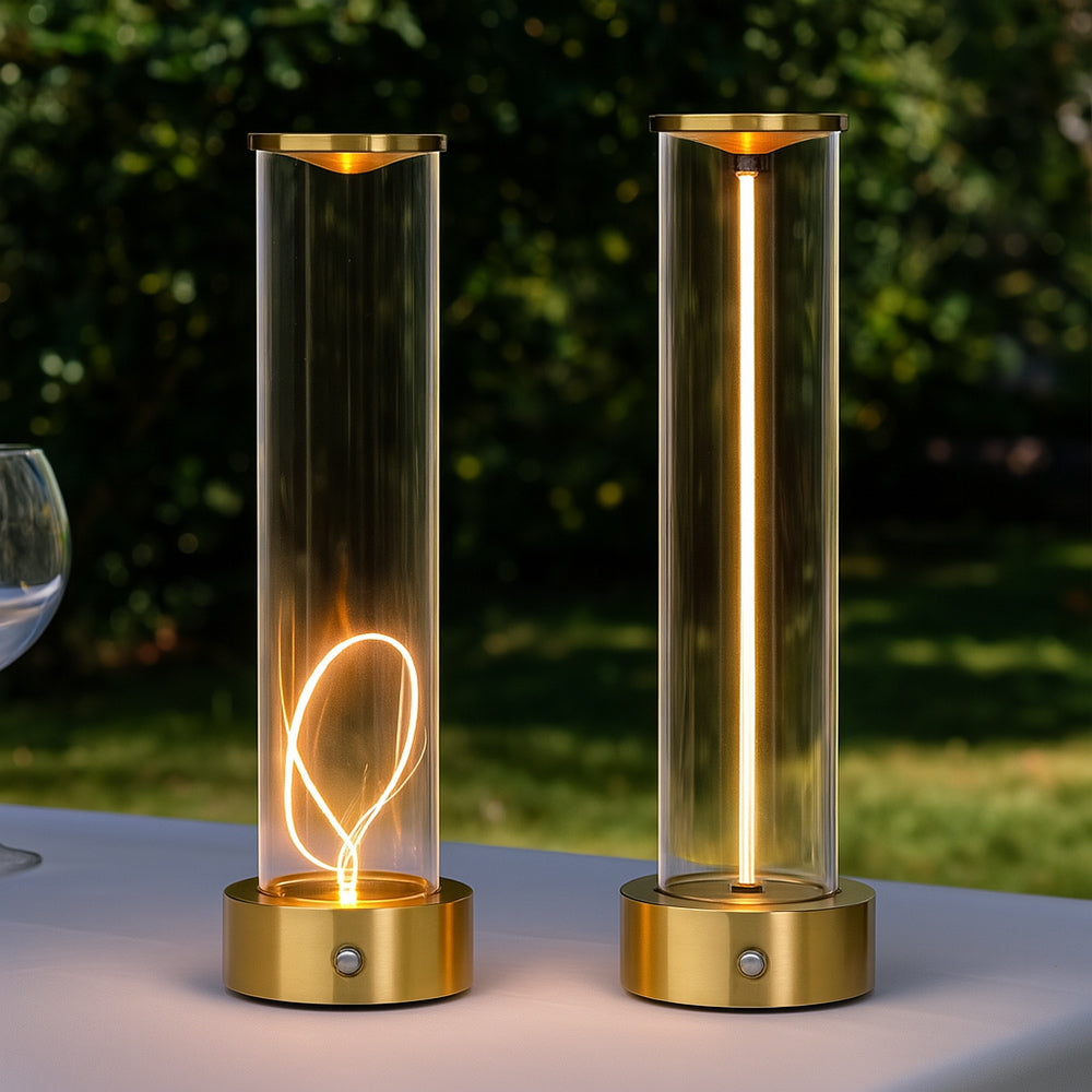 Lampada da tavolo con 1 led cob flessibile magnetico dimmerabile 3W - ambraled