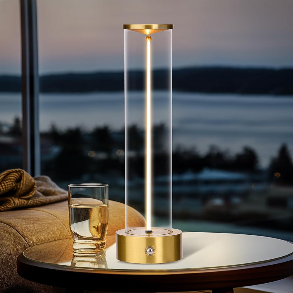 Lampada da tavolo con 1 led cob flessibile magnetico dimmerabile 3W - ambraled