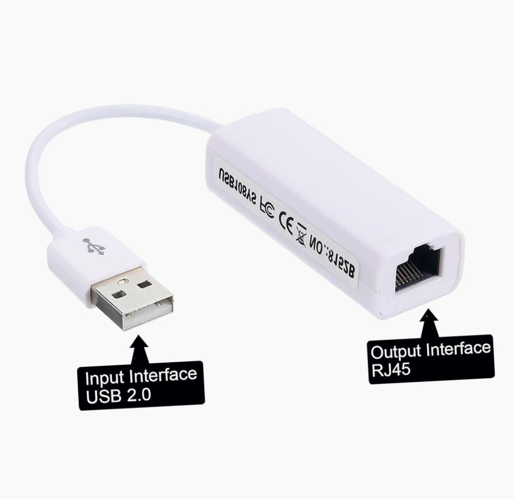 Adattatore USB 2.0 a LAN (Ethernet RJ45) - ambraled