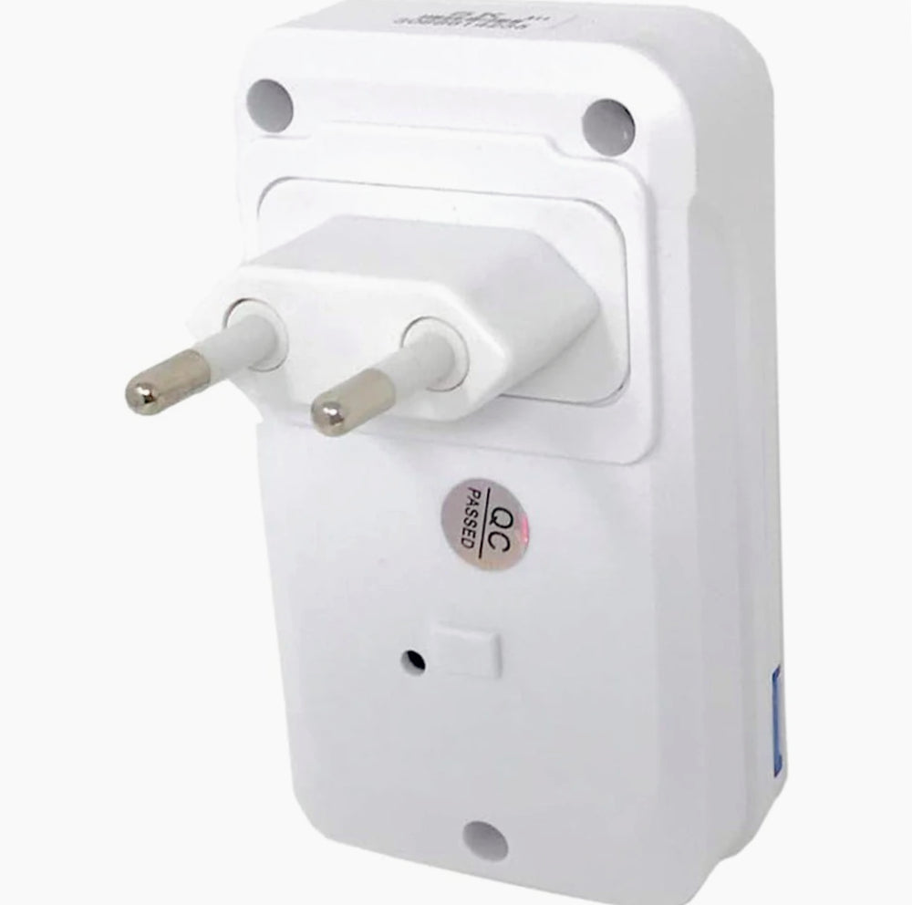 Campanello wireless 38 melodie – volume reg., LED, doorbell - ambraled