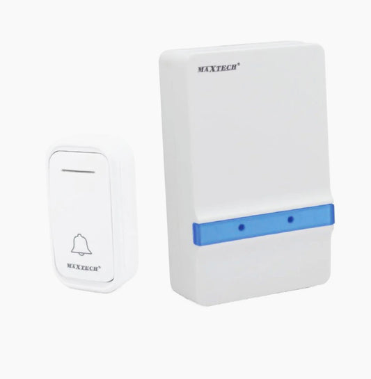 Campanello wireless a batterie – 38 melodie, 80mt, LED, volume reg - ambraled