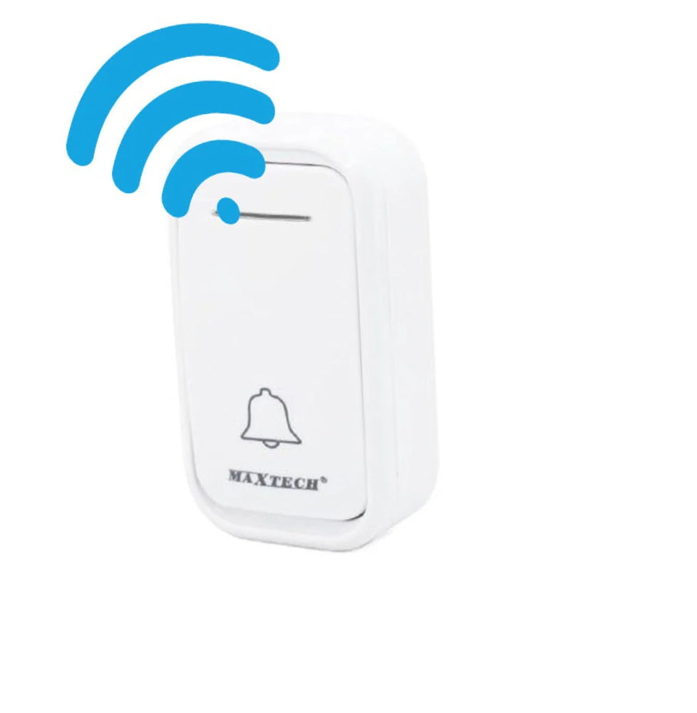 Campanello wireless a batterie – 38 melodie, 80mt, LED, volume reg - ambraled