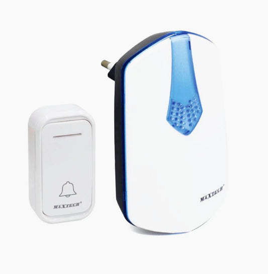 Campanello wireless a spina – 38 melodie, LED, volume regolabile - ambraled