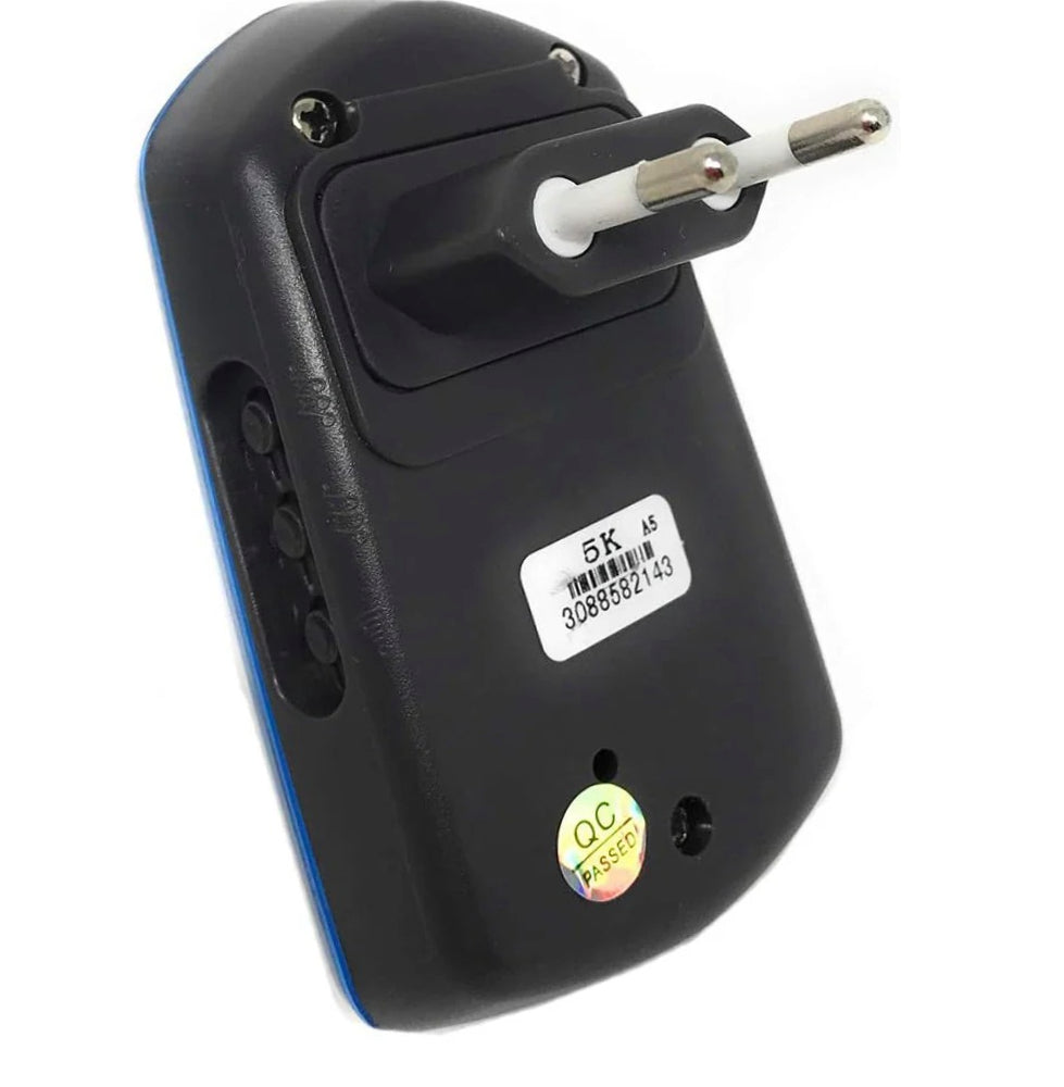Campanello wireless a spina – 38 melodie, LED, volume regolabile - ambraled
