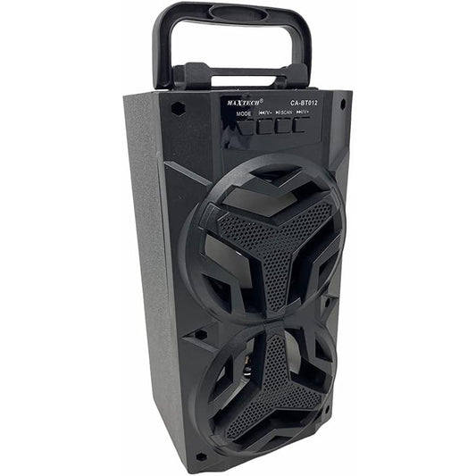 Speaker bluetooth 10w ricaricabile con luci microfono USB e radio FM - ambraled