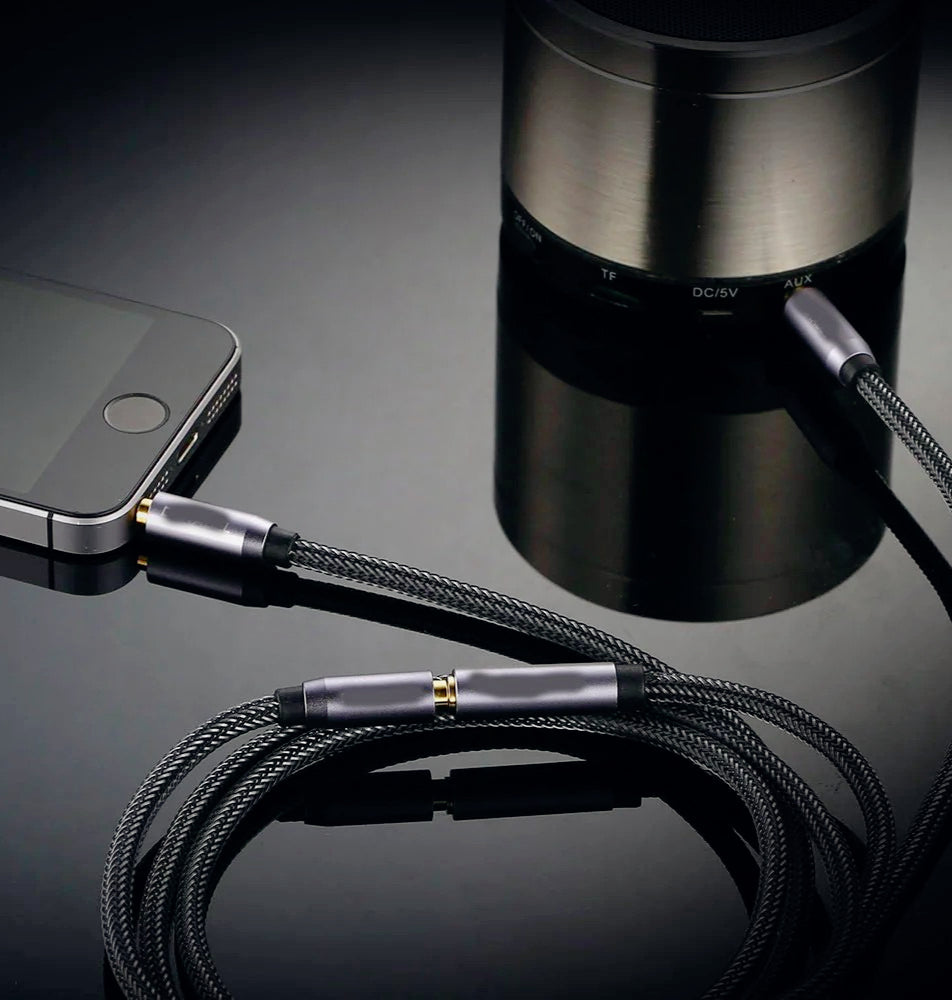 Cavo audio jack 3.5mm – maschio/femmina, prolunga AUX 1.5m/3m/5m - ambraled