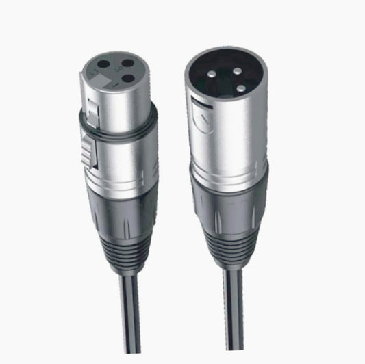 Cavo XLR 3 pin 10m – maschio a femmina, bilanciato per microfoni - ambraled