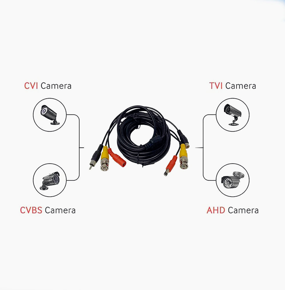 Cavo BNC 20m – per telecamere, video e RCA audio - ambraled