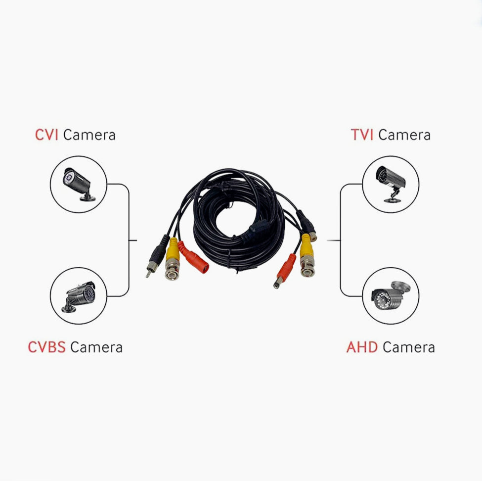 Cavo BNC 30m – per telecamere, video e RCA audio - ambraled