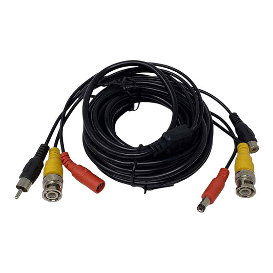Cavo BNC per telecamere 10 MT videosorveglianza audio e video RCA - ambraled