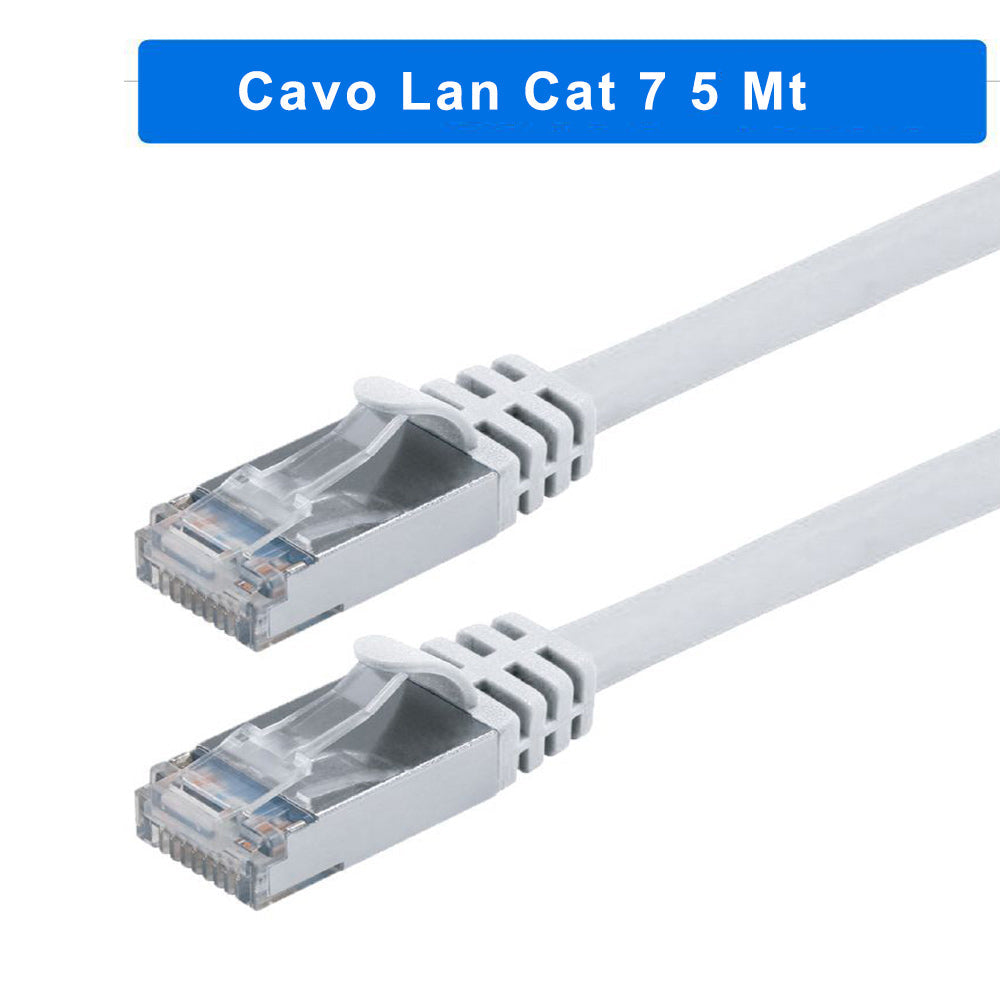 Cavo LAN Ethernet RJ45 Cat 7e – 1,5/5/10/20m UTP - ambraled