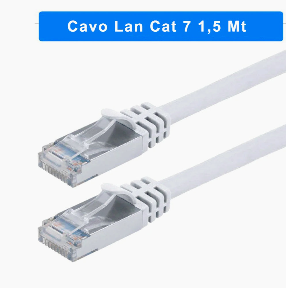 Cavo LAN Ethernet RJ45 Cat 7e – 1,5/5/10/20m UTP - ambraled