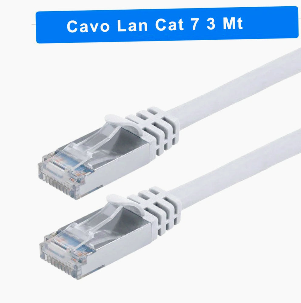 Cavo LAN Ethernet RJ45 Cat 7e – 1,5/5/10/20m UTP - ambraled