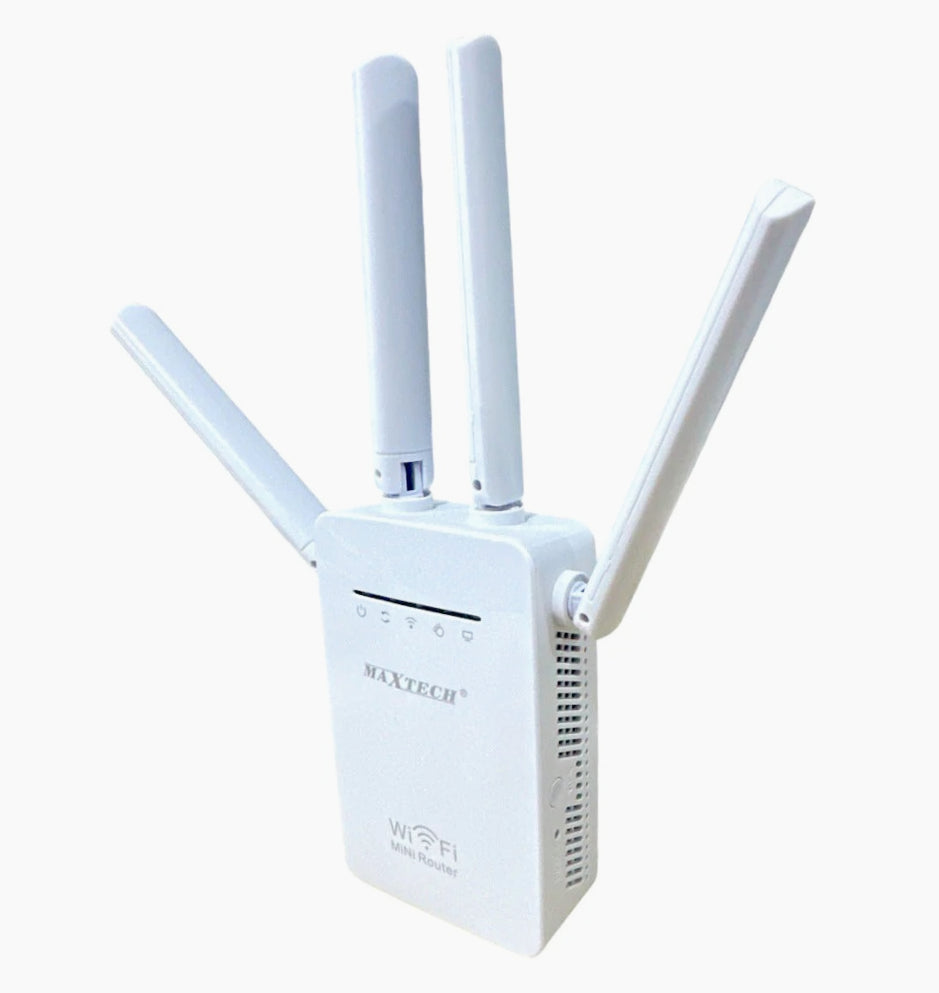 Extender Wi-Fi 2.4G – 4 antenne 300Mbps amplificatore router - ambraled