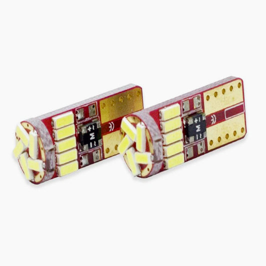 Luci posizione LED 15 SMD – 6000K 3W 12V T10 Canbus - ambraled